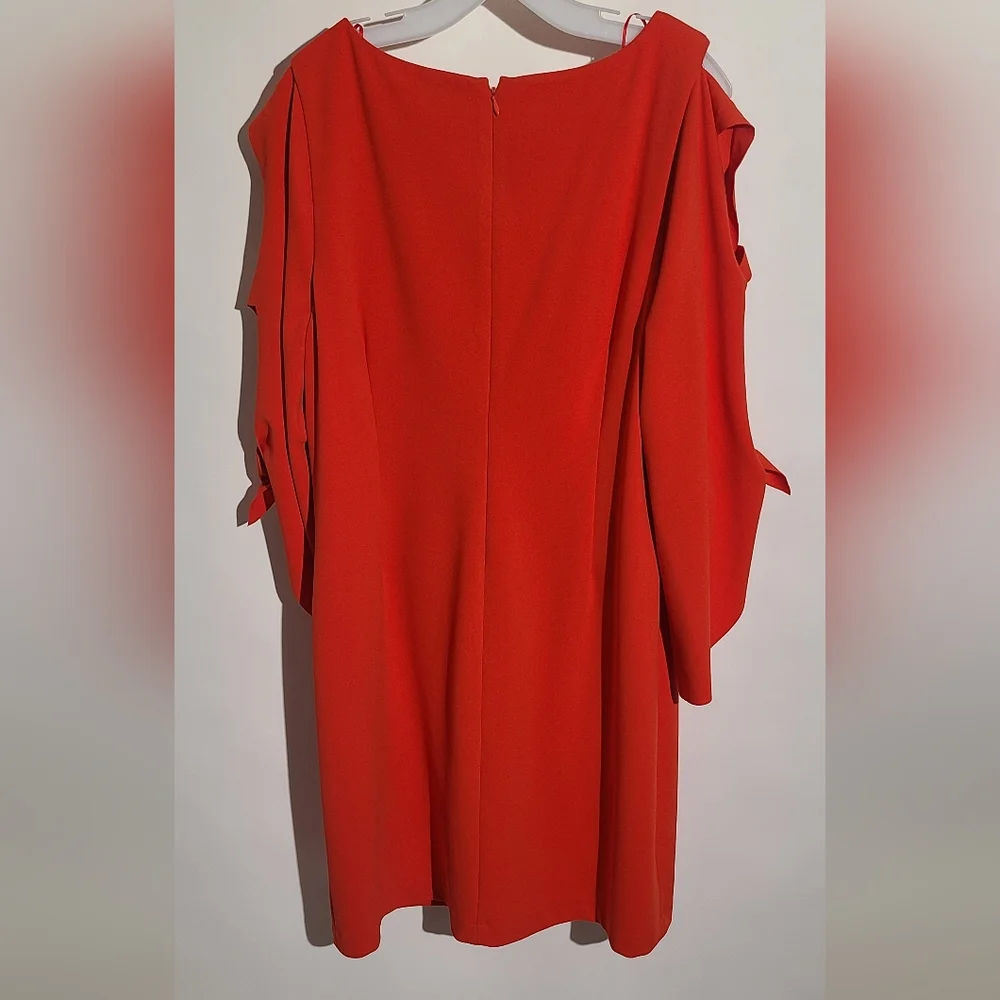 Vince Camuto Orange/Red Women's Dress Size XL - Picture 3 of 5